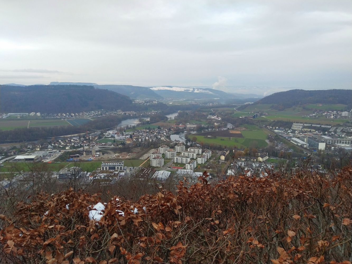 Blick vom Wirkort